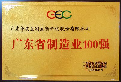 广东省制造业100强