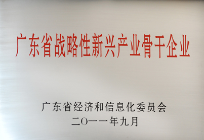 广东省战略性新兴产业骨干企业